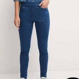 Rekucci Skinny Pull-On Jeans 5-pocket styling Blue Size 8P